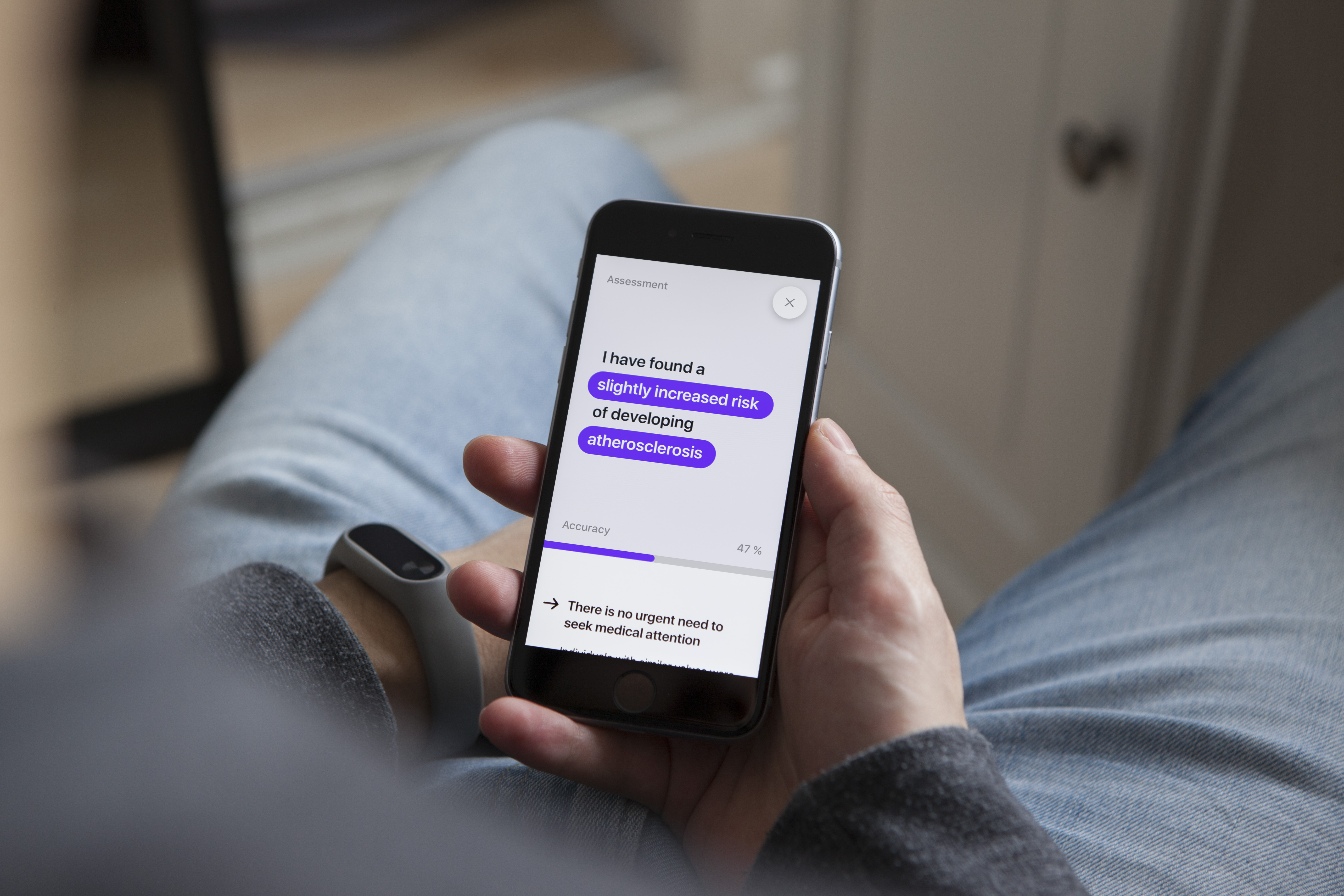 Health.ai companion assessment screen